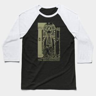 Golden Tarot - The High Priestess Baseball T-Shirt